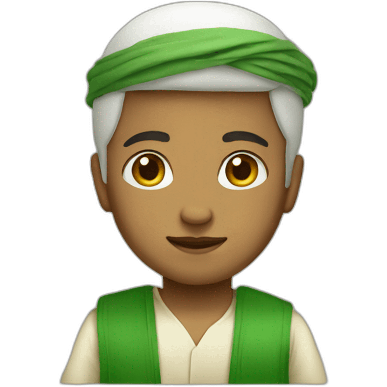 a boy in Saudi outfit style emoji