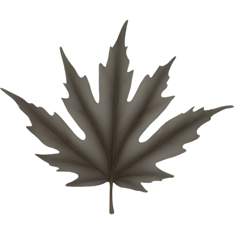 Leaf smoke emoji