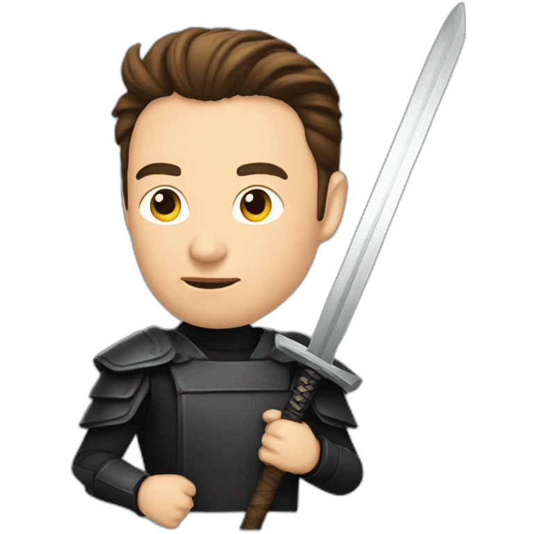 elon-musk-holding-a-katana emoji