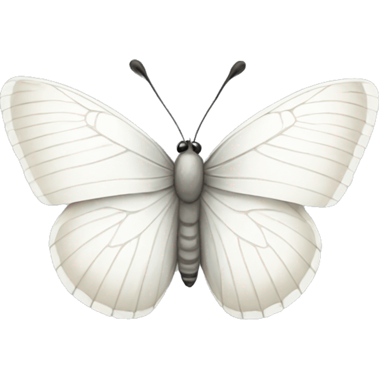 White butterfly emoji