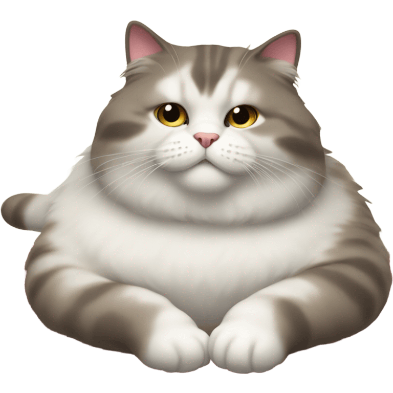 Fat cat  emoji