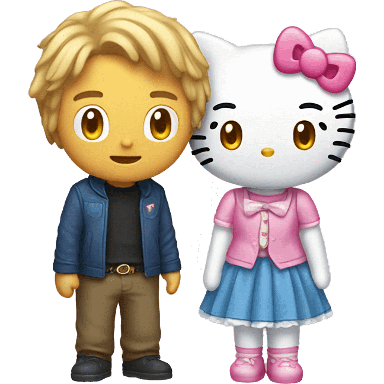 hello kitty and dear daniel emoji