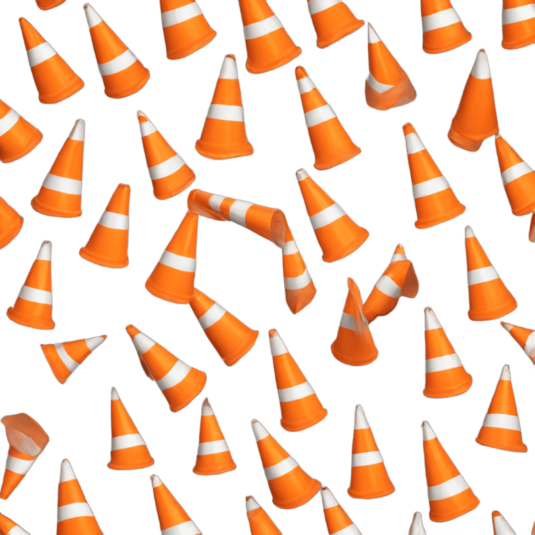 Safety cone emoji