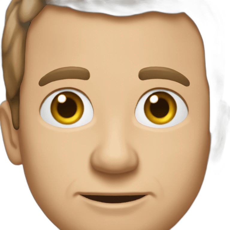 Macron avec des frit emoji