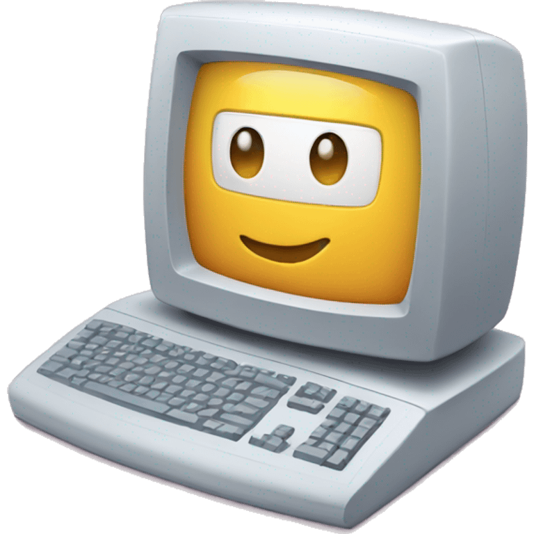 bright computer screen emoji