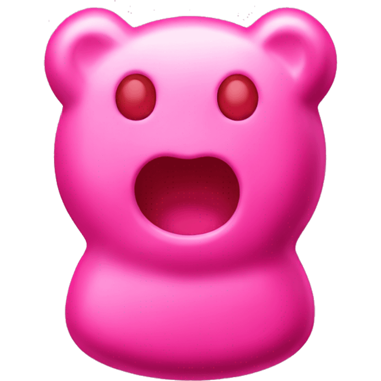 Pink haribo emoji