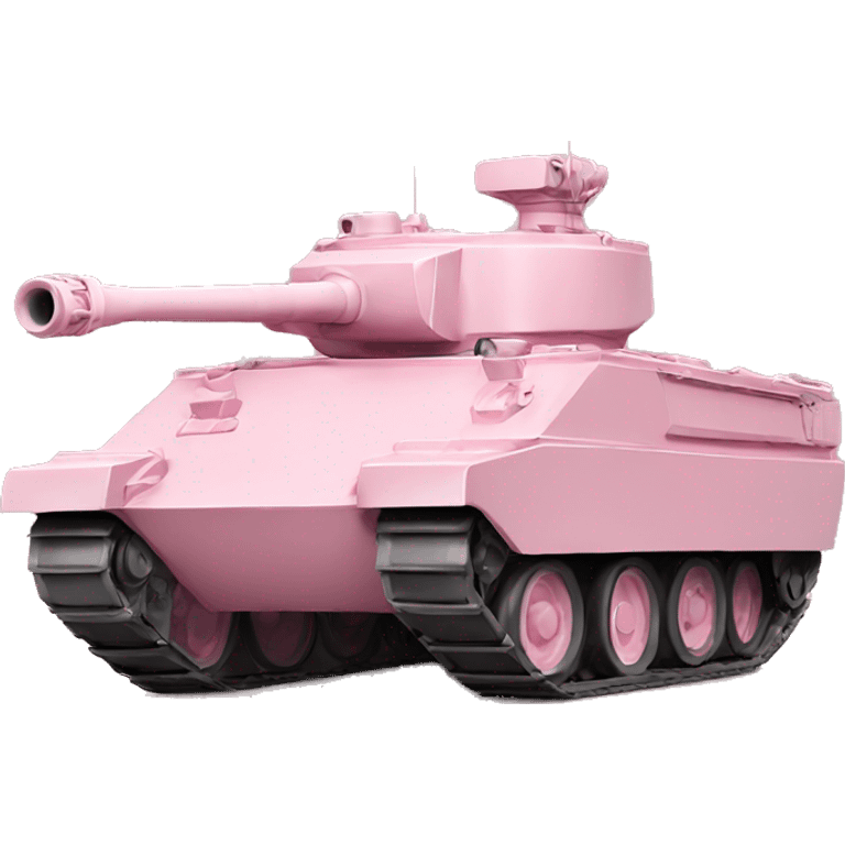 Light pink tank emoji