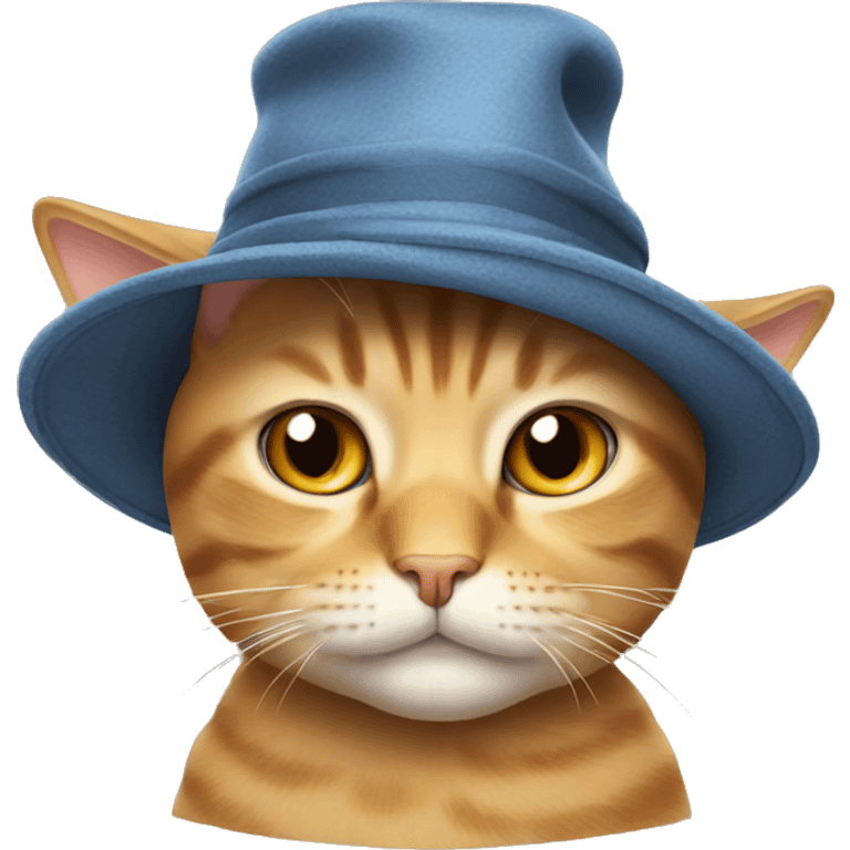 Cat  wearing a hat  emoji