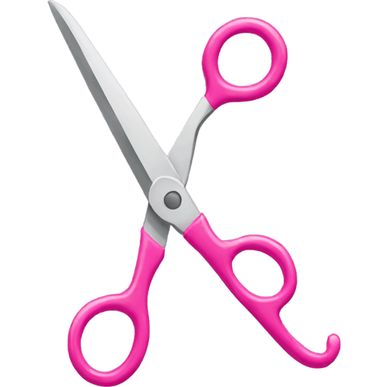 pink scissors  emoji