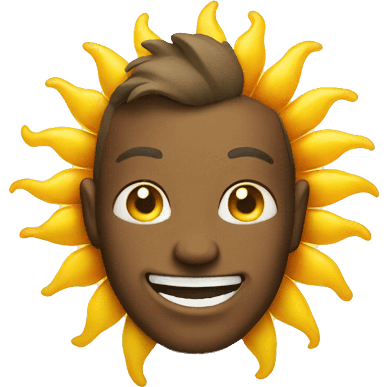 Sun shine emoji