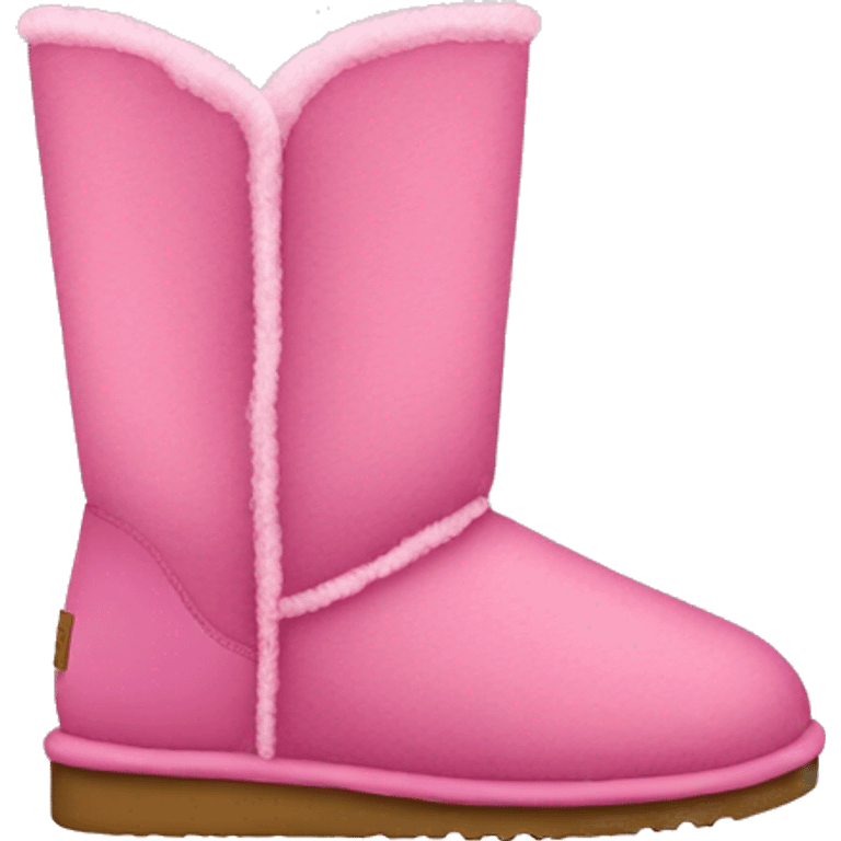 Uggs pink with bowns  emoji