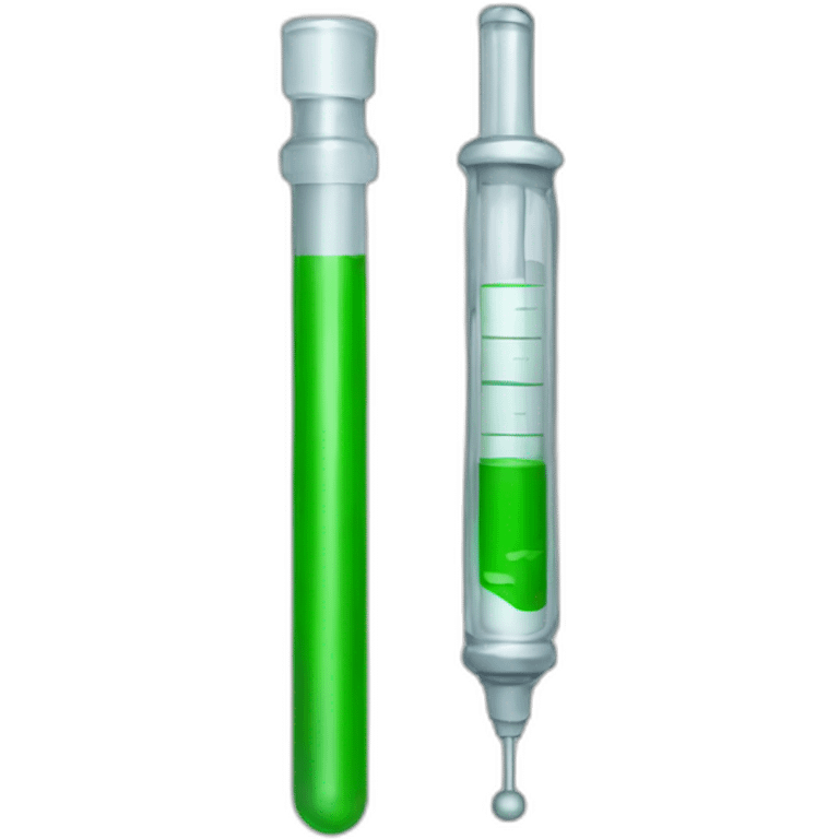 Syringe green emoji