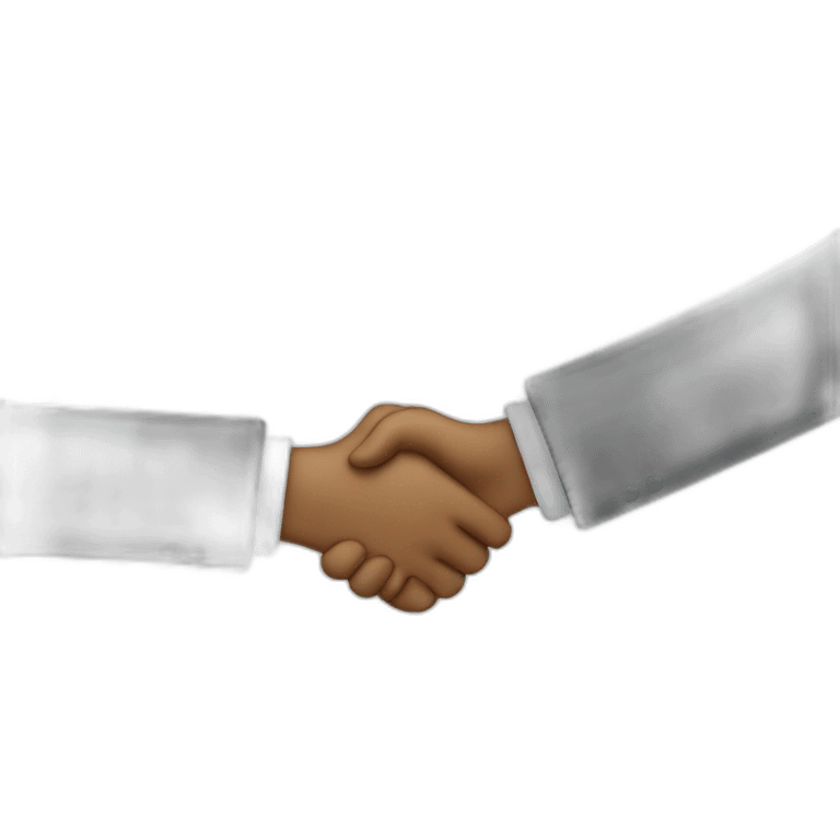 handshake on display emoji