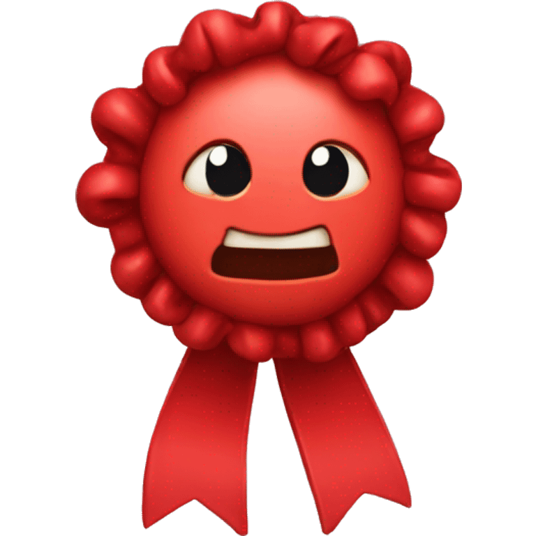 Red ribbion  emoji