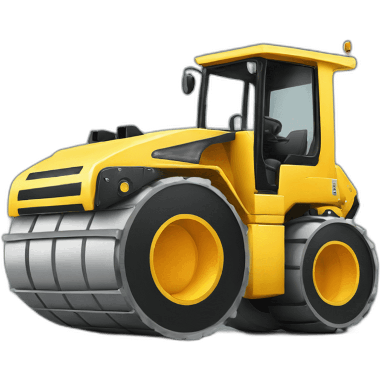 road roller sideview emoji