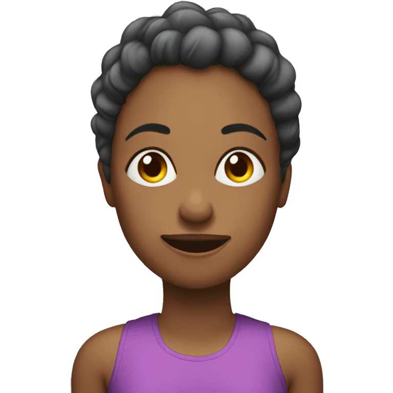 Mom who is in gym emoji