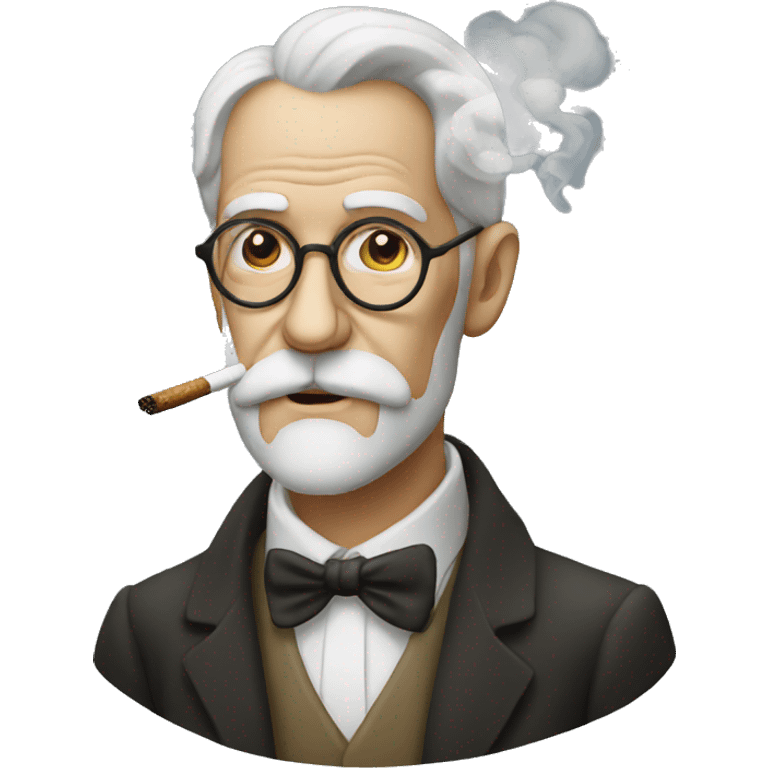 Freud smoking  emoji