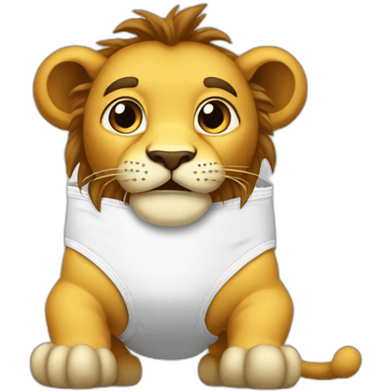 Diaper l'image lion emoji