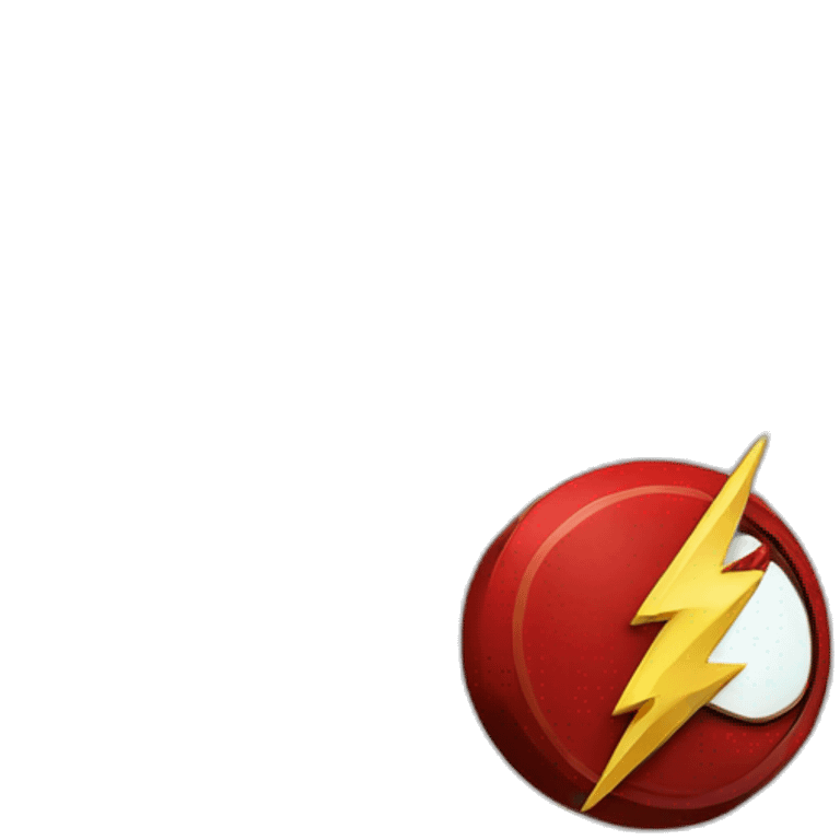 superhero the flash logo emoji