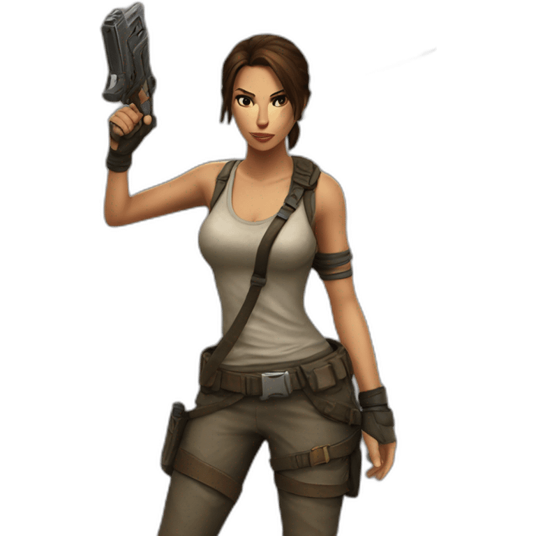 Lara croft emoji