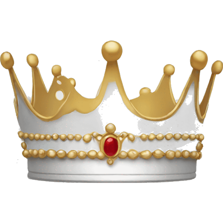 white crown emoji