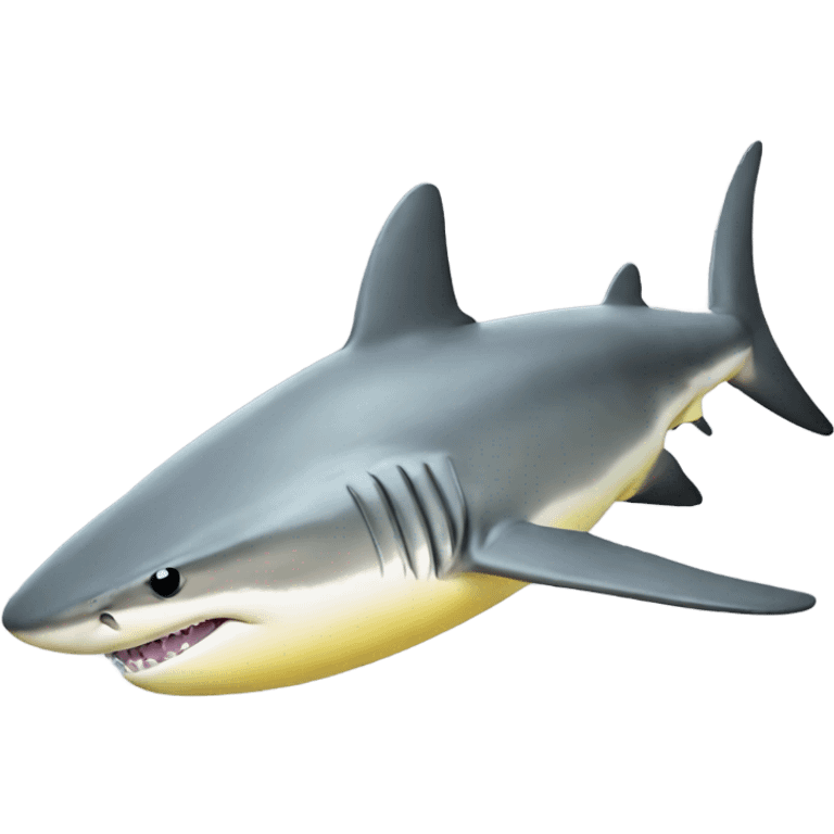 Lemon Shark with Propeller cap emoji