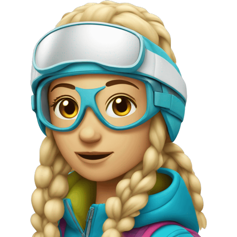 ski girl emoji