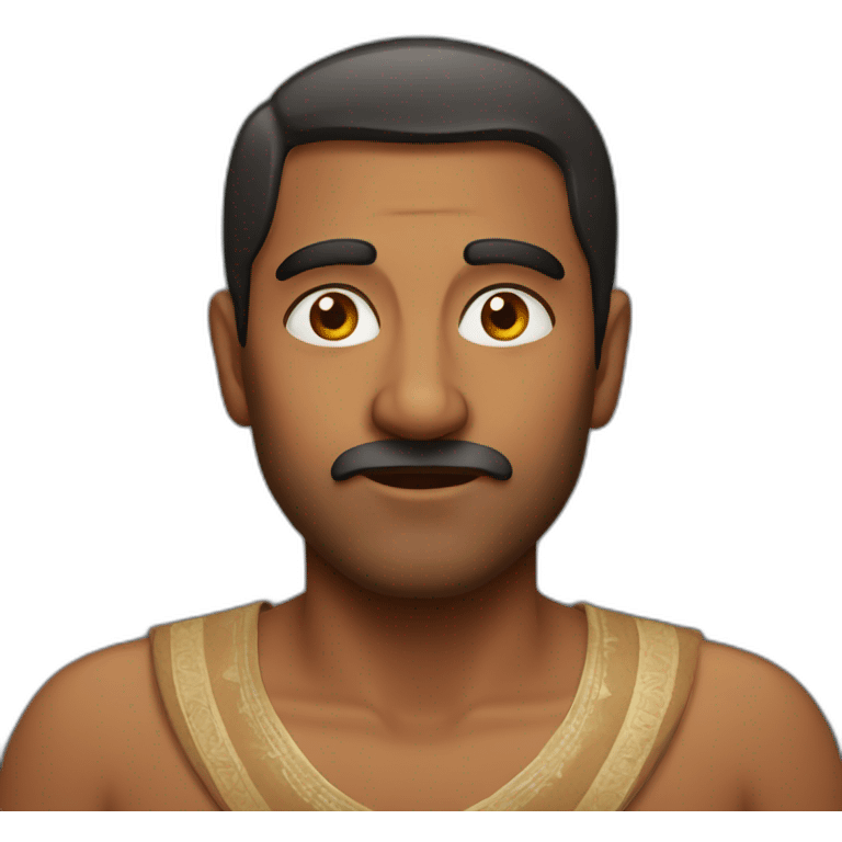 indian man face emoji