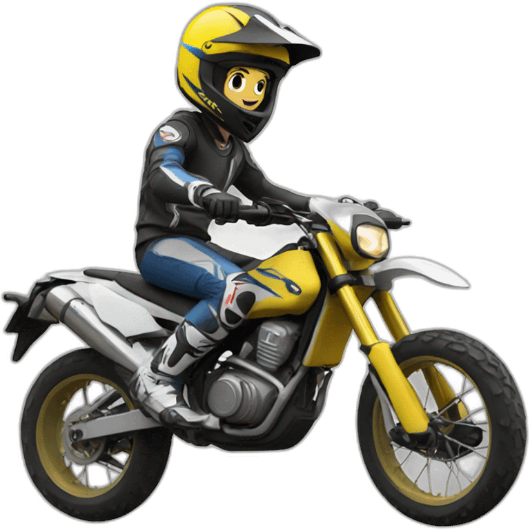 moto trials rider emoji