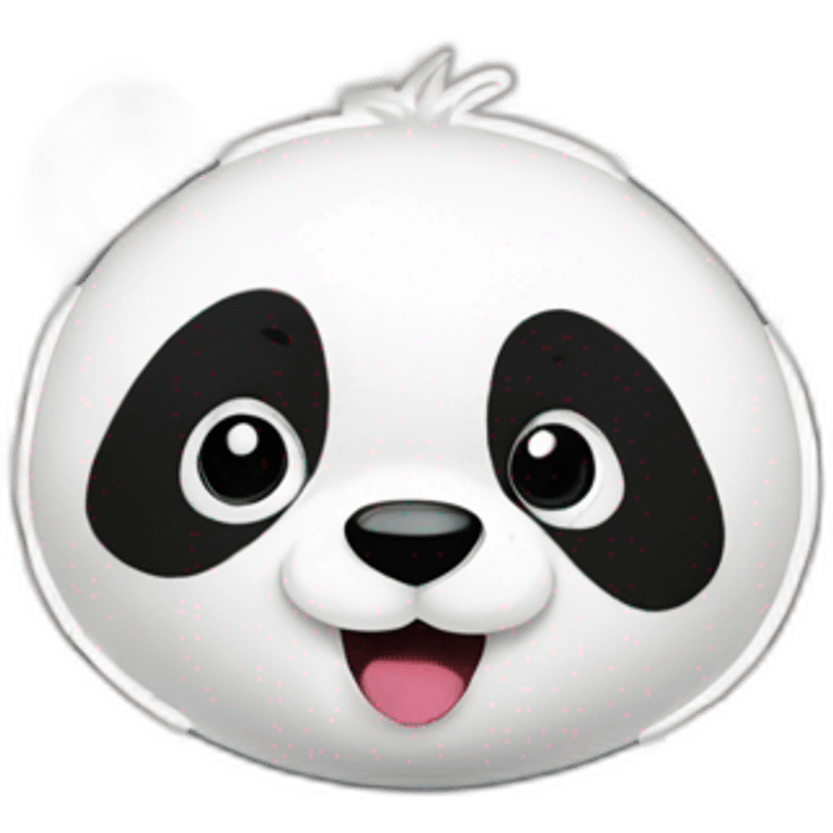 panda in the metro emoji