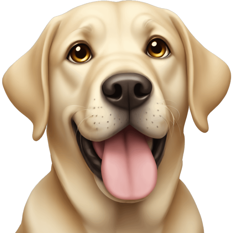 Dog labrador emoji