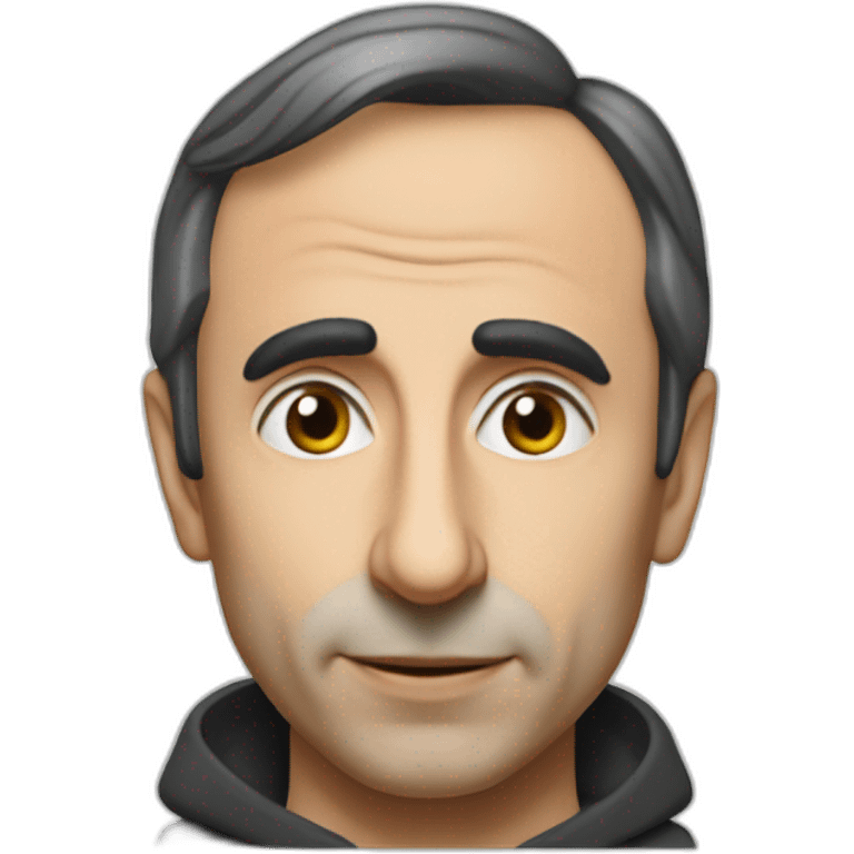 Eric Zemmour with a paper where it is written « TCMP » emoji