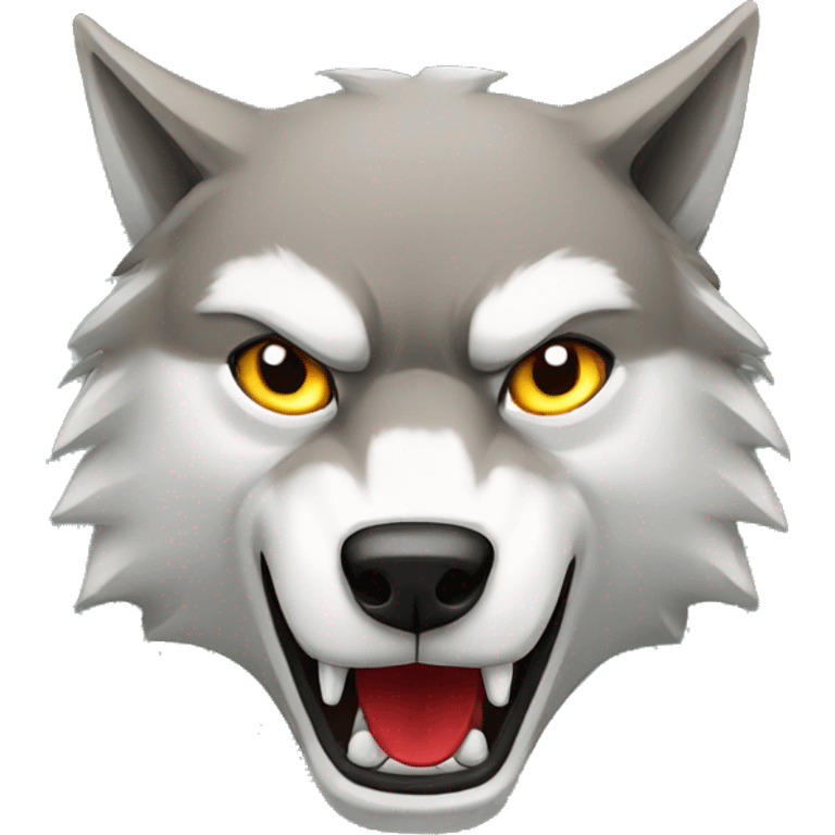 Poker angery wolf emoji