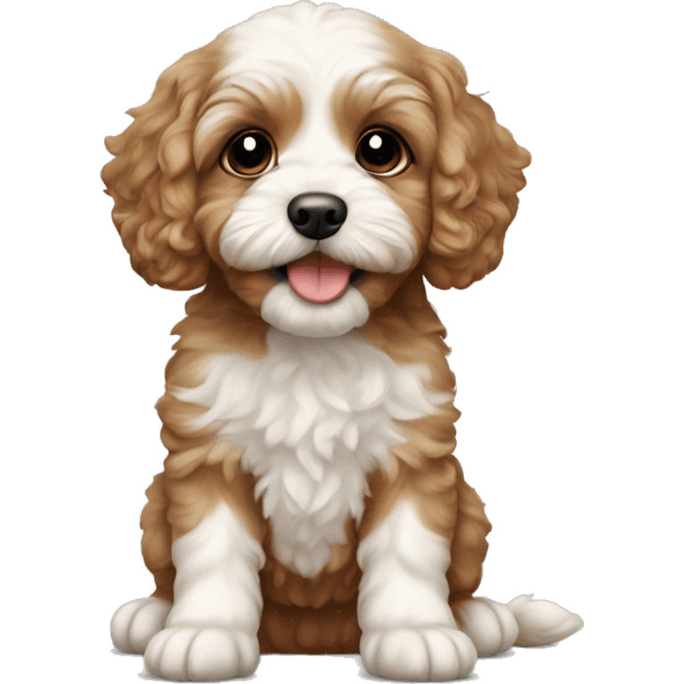 Cavapoo puppy emoji