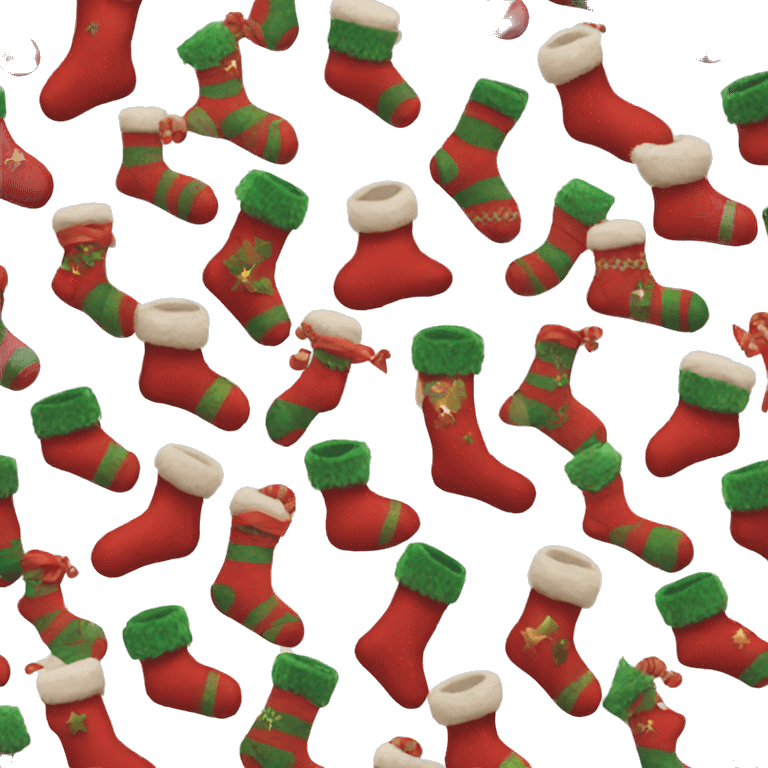 Christmas socks emoji