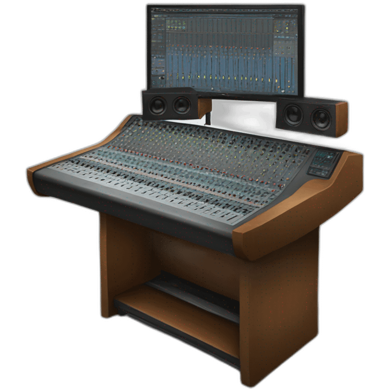 Mixing table studio emoji