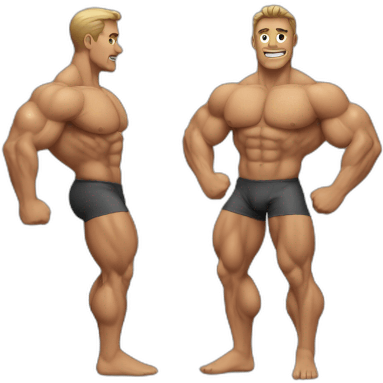 Bodybuilder man emoji