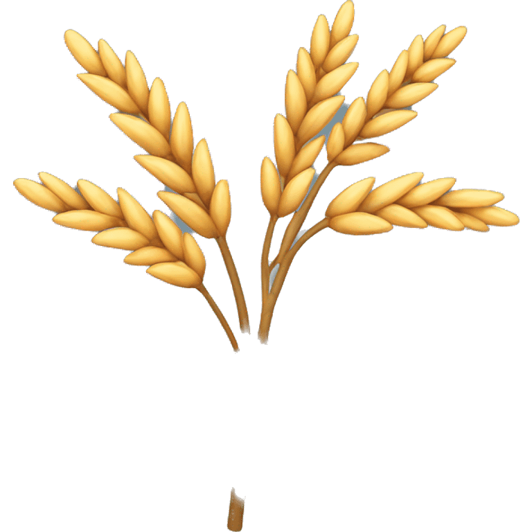 quick wheat plant with only one branch emoji