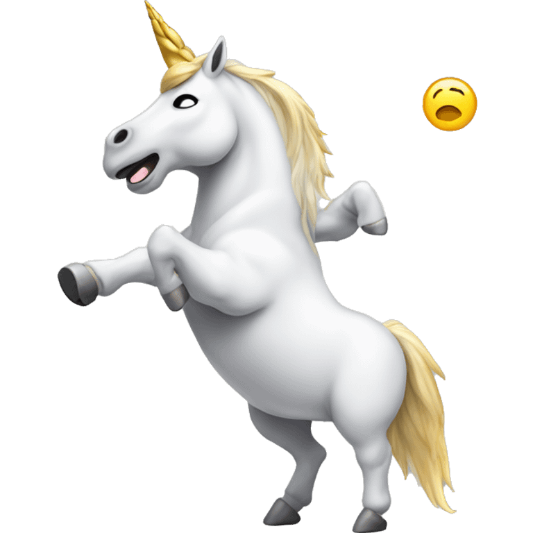 unicorn dabbing emoji