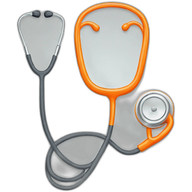 orange stethoscope emoji