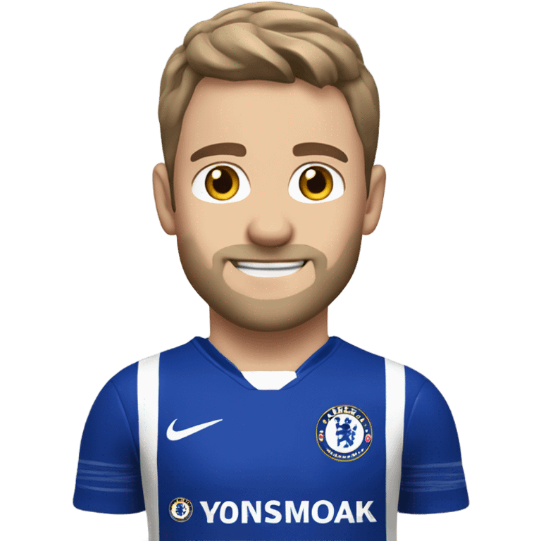 Cole palmer in a Chelsea kit emoji