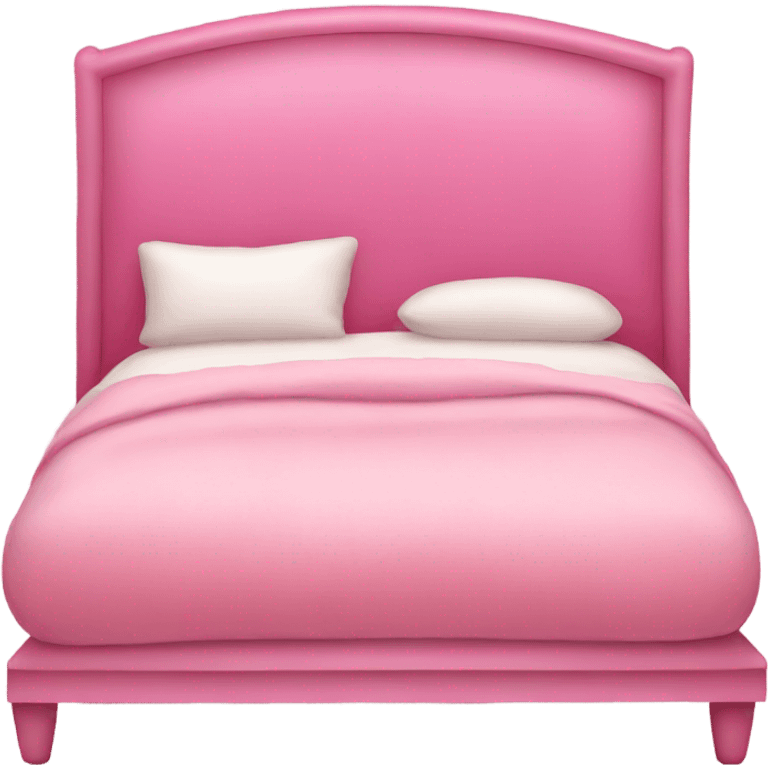 Pink bed  emoji