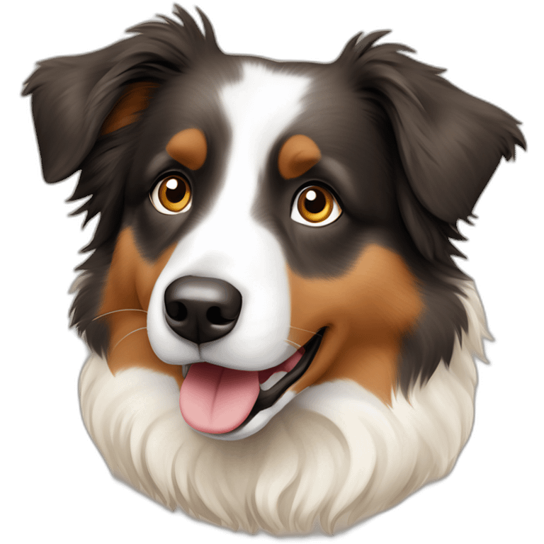 Australian Shepherd braun und beige gefleckt emoji