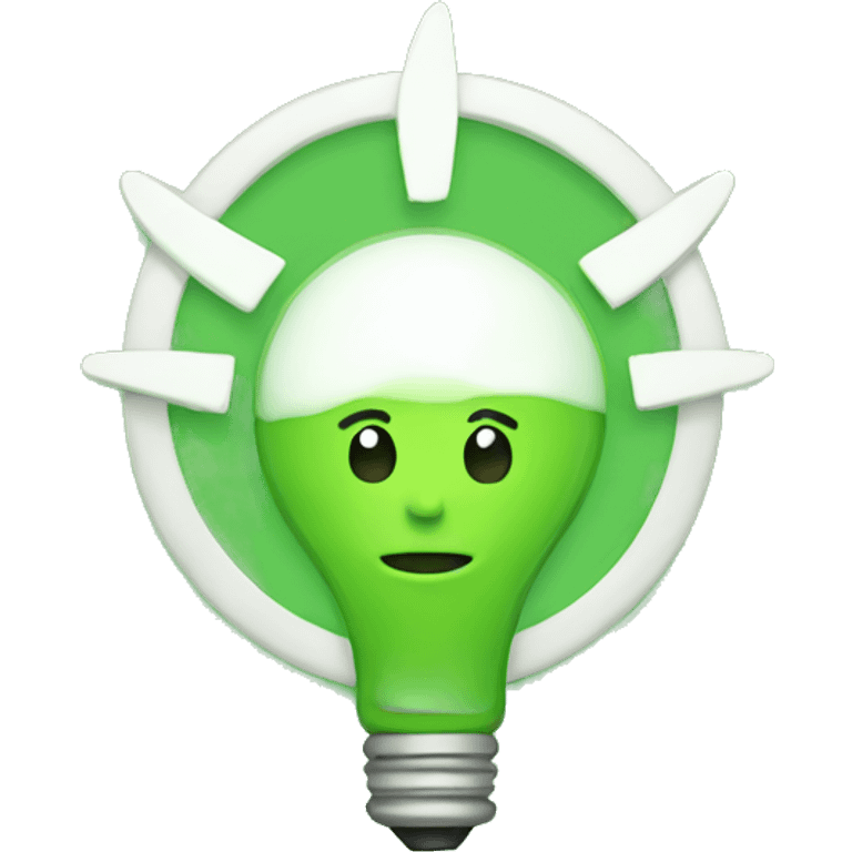 Green energy emoji