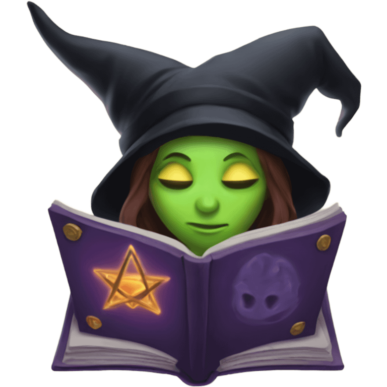 Witch grimoire  emoji