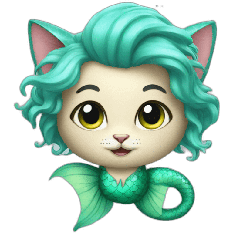 Cat Mermaid emoji