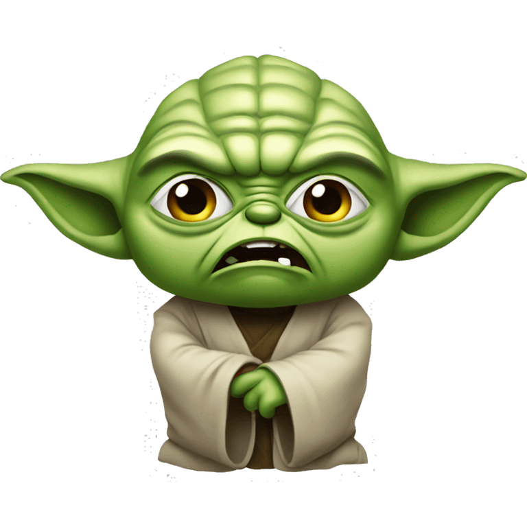 Angry yoda  emoji