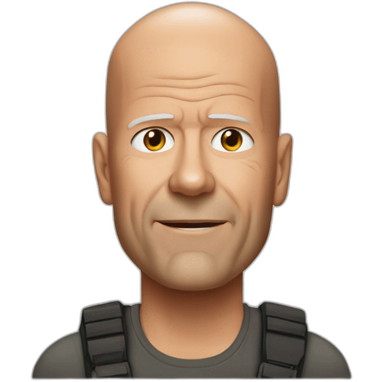 bruce willis in die hard emoji