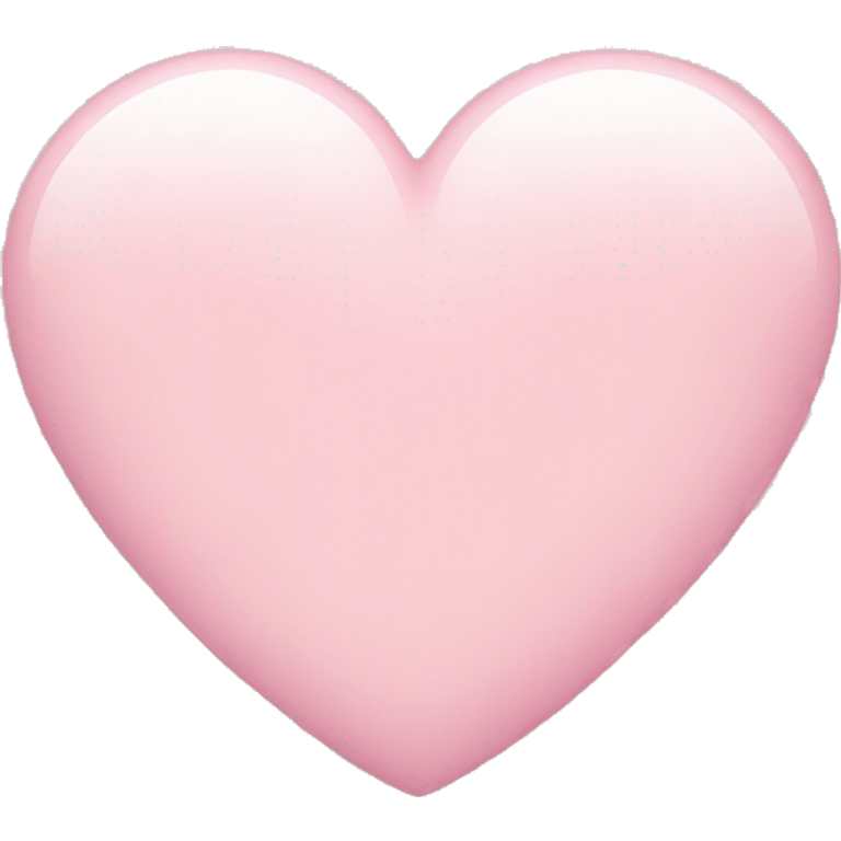 Light pink heart emoji