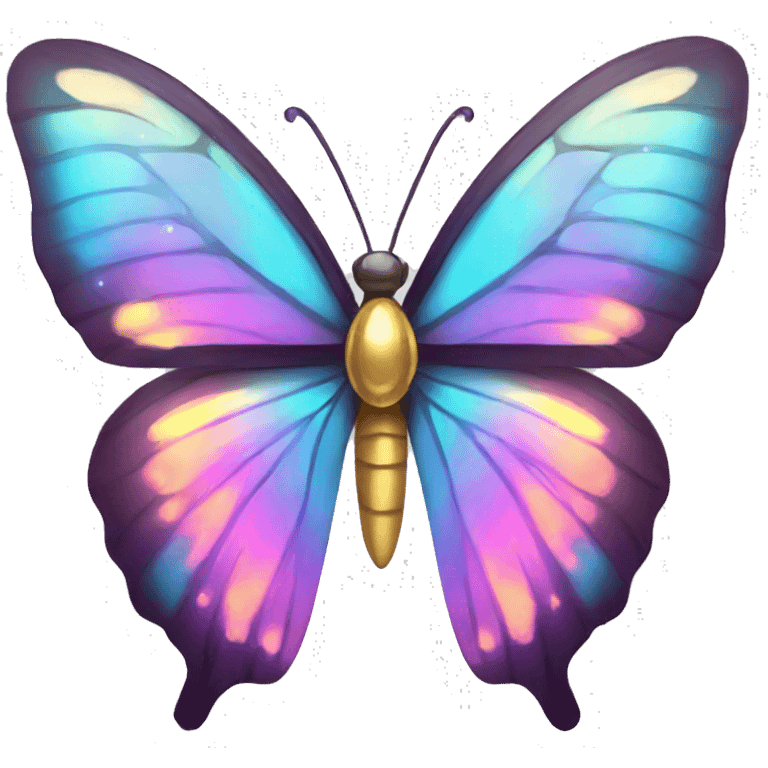 Shiny Nebula Gem Butterfly emoji